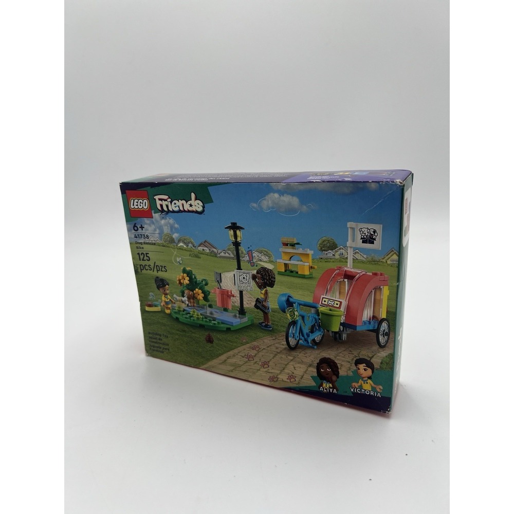 LEGO Friends 41738 Dog Rescue Bike Set 125 pcs NEW Sealed Damaged Box